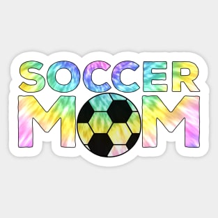 Soccer Mom Tie Dye Sticker